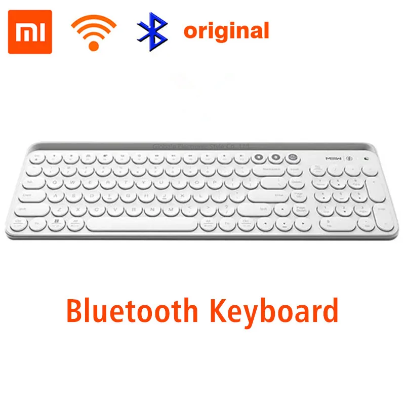 

Original Xiaomi Miiiw Bluetooth Dual Mode Keyboard 104 Keys Wireless Bluetooth 2.4GHz Multi System Compatible Portable Keyboard