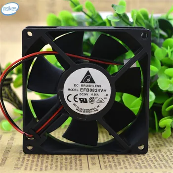 

Original EFB0824VH Computer Blower Cooling Fan DC 24V 0.36A 3.36W 3600RPM 8025 80*80*25mm 2 Wires