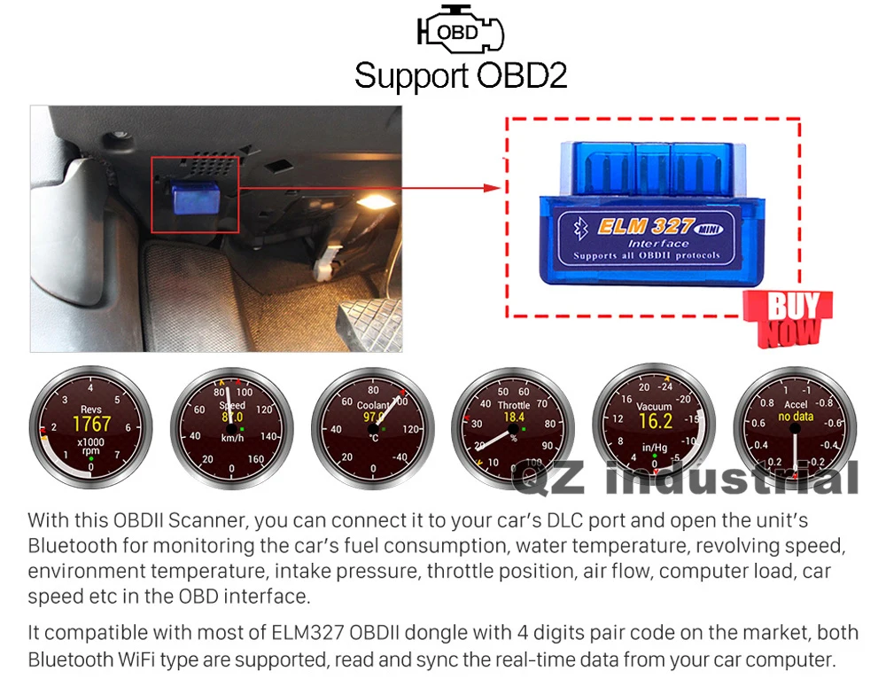 Clearance QZ industrial HD 9inch Android T3 8.1 for Forester XV 2017 Car DVD Player With Canbus 3G 4G GPS WIFI Navi Radio Stereo RDS Map 17