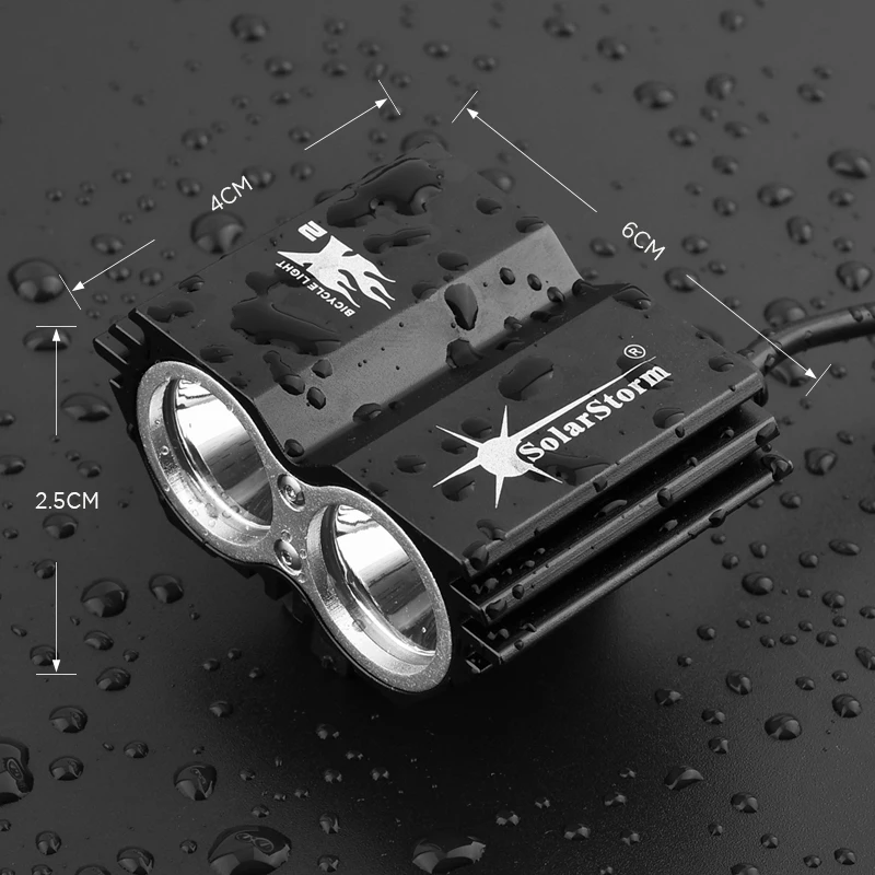 Sale 5000 Lumen 2x XML U2 LED SolarStorm Cycling Bicycle Bike Front Light Lamp HeadLight Headlamp(Without Battery) 4 Sale 5000 Lumen 2x XML U2 LED SolarStorm Cycling Bicycle Bike Front Light Lamp HeadLight Headlamp(Without Battery) 4