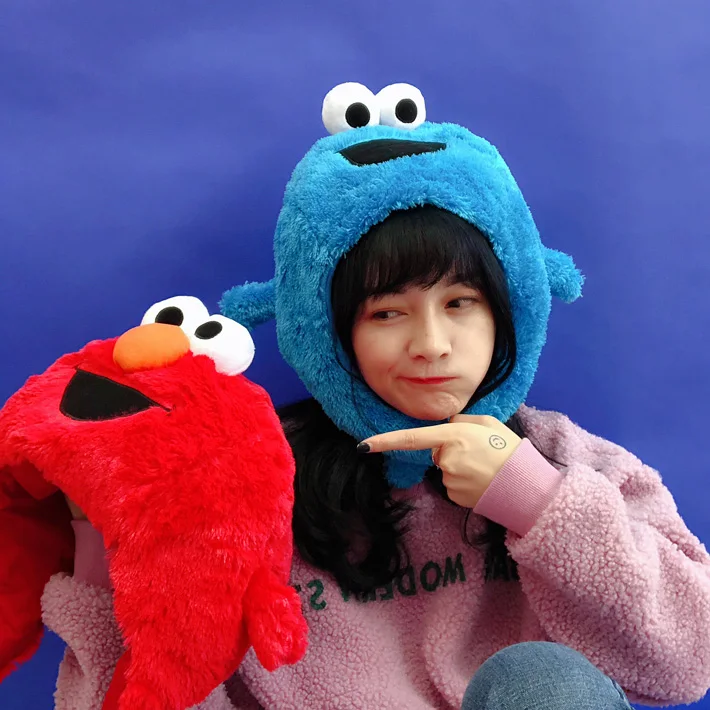 Высококачественная мягкая плюшевая игрушка Elmo с изображением кунжута в виде