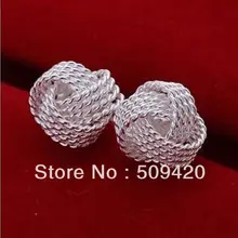 >>>>> Цена Со Скидкой! Женщины Серебряные Серьги Леди