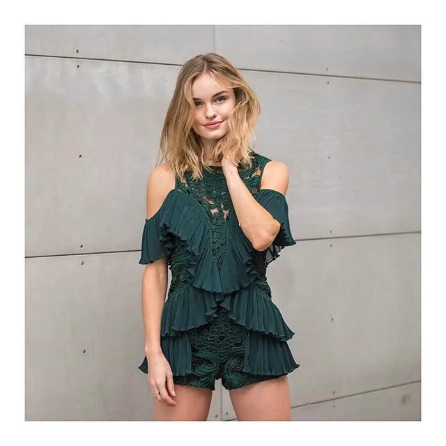 green jumpsuit australia
