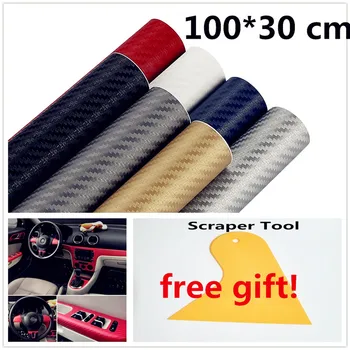 

30x127cm 3D 5D CAR Carbon Fiber Vinyl stickers Decals FOR Chevrolet WTCC Sequel Nubira Monte Kodiak Epica GPiX Jay Groove