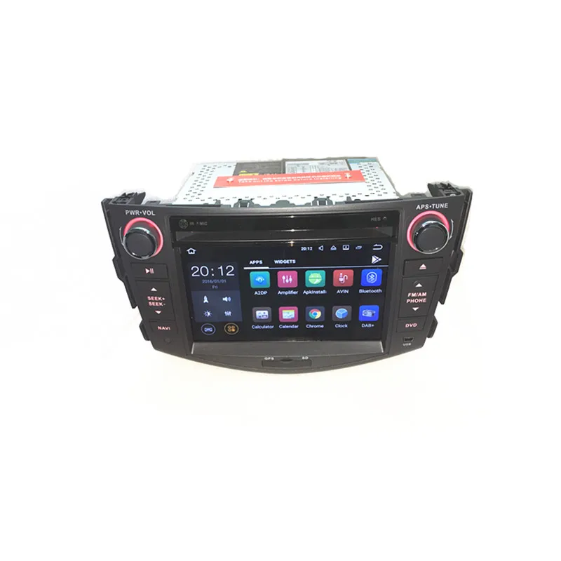 Cheap Android  Car Radio DVD for Toy ota RAV4 2005-2011 with steering wheel Support steering function DAB GPS Navigation Radio FM 1