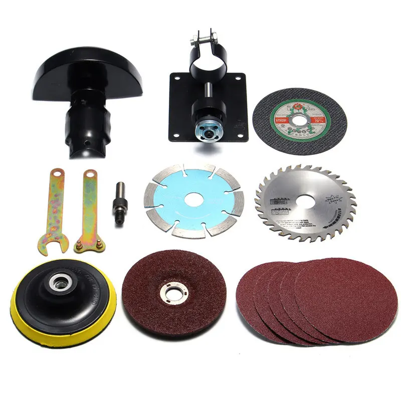 

15pcs Angle Grinder Accessories Hand Drill Angle Grinder Polishing Accessories With Lengthened Cutting Seat For Angle Grinder