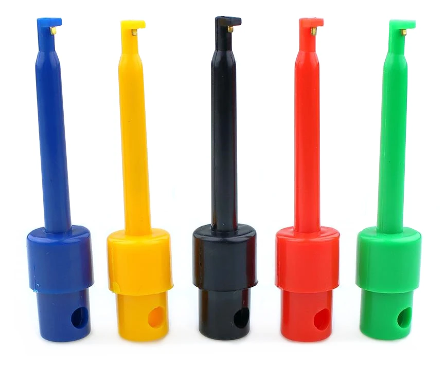 2PCS universal pin hook metal plated gold test needle bar hook test