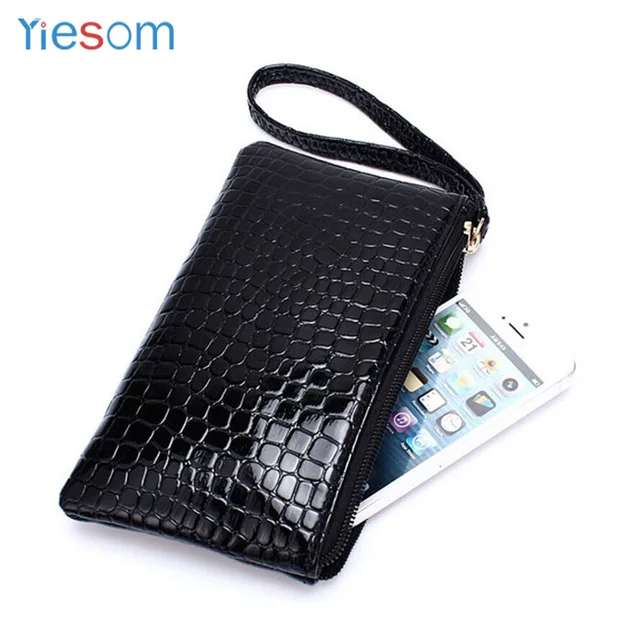 Special Price YIESOM Women Fashion Wallet Case For iPhone X 8 7 6S Luxury Phone Bag PU Leather Pouch Small Bags For Samsung S9 S8 A3 A5 2017  