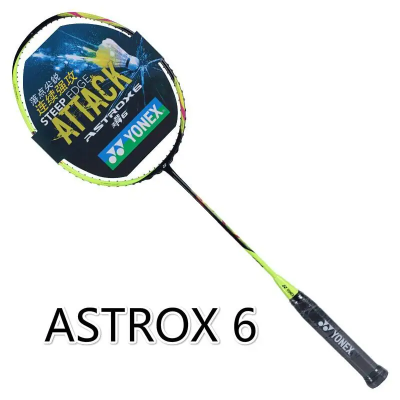 Оригинальная профессиональная ракетка для бадминтона Yonex Astrox 6 7 9 высокая Tennison - Цвет: ASTROX 6