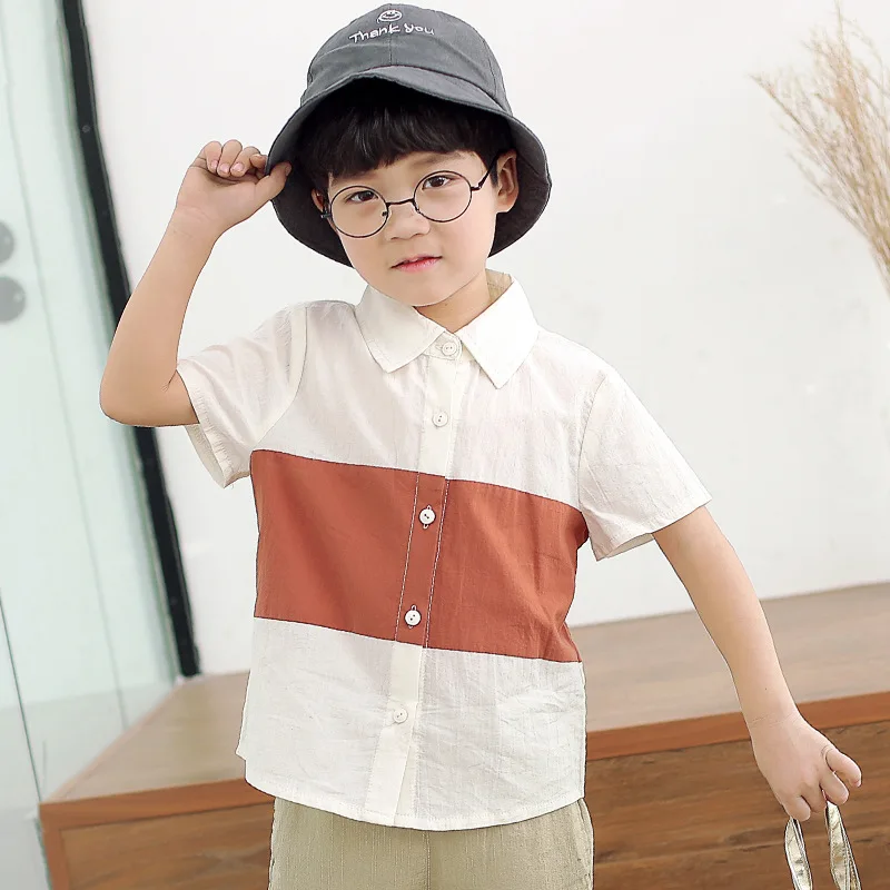 Summer Cotton Kids Clothes Spring Autumn Boys Cotton Blouses Kids Boys ...