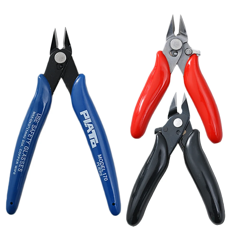 

1PC Practical DIY 5inch-long Electrical Wire Cable Cutter Diagonal Cutting Plier Side Snip Mini Flush Pliers Tool