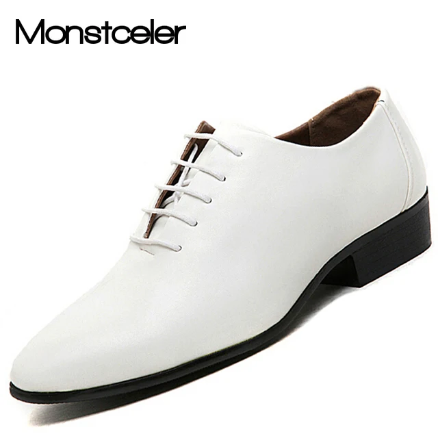 white leather shoes formal