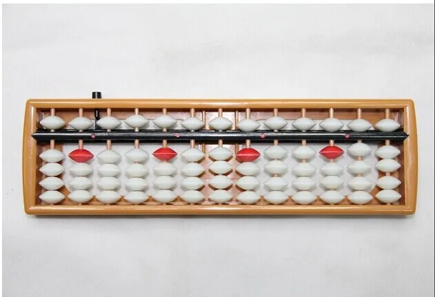 Китайский abacus пластиковые Abacus арифметические счеты соробан 13 цифр детские