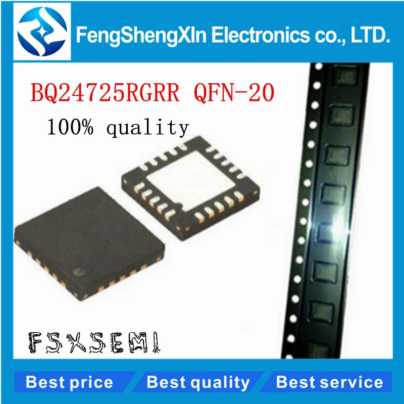 10 шт./лот 100% новый BQ24725RGRR BQ24725 BQ725 QFN 20 чипсет|100 pcs|10 pcs |