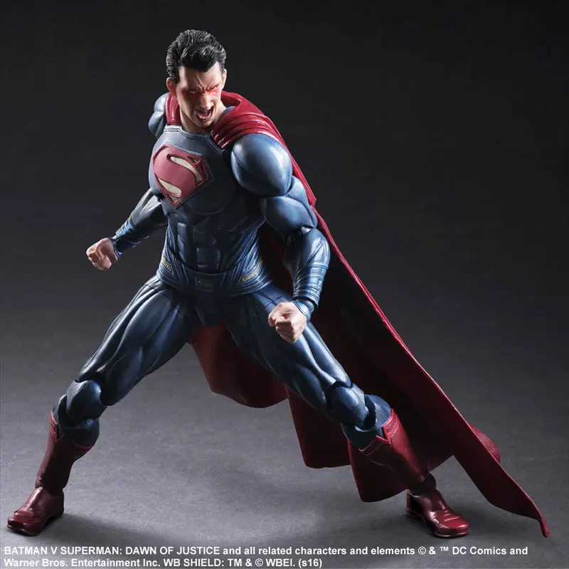 

Play Arts 25cm the Superman Sign in Movie Batman vs Superman DC Super Hero Action Figure Toys