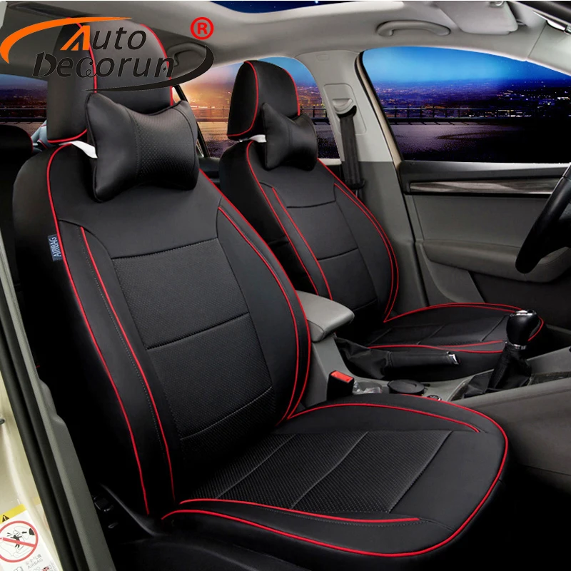 

AutoDecorun personal tailor cover car seat for Acura rl accessories seat covers set PU leather car seat support cushion headrest