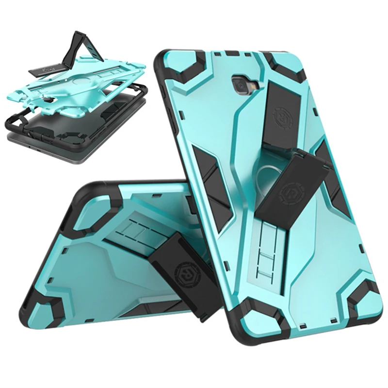 

Tab A6 10.1inch T580 PU+PC Back hard Armor Cover Heavy Duty Case For Samsung Galaxy Tab A A6 10.1 2016 SM-T580 T580N T585 T585C