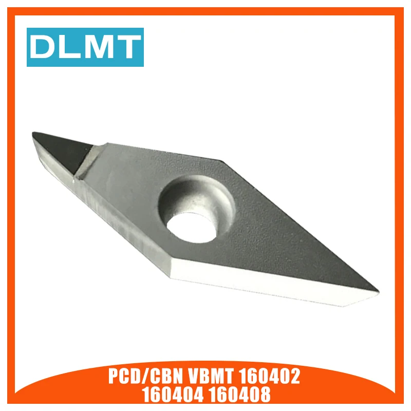 

1PCS PCD/CBN VBMT160402 VBMT160404 VBMT160408 Pointes de Diamant Polycristallin Diamants Lame Indexables Inserts