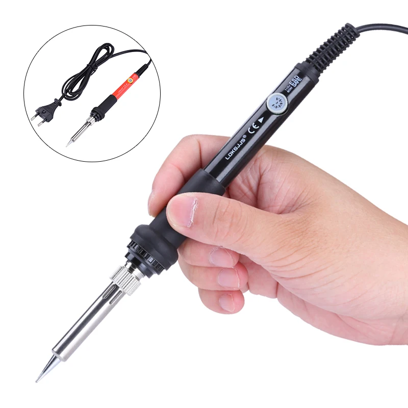 

110V/220V 60W Electric Soldering Iron Solda Adjustable Temperature Welding Solder Iron Fast Heating Electronic Repair Tools