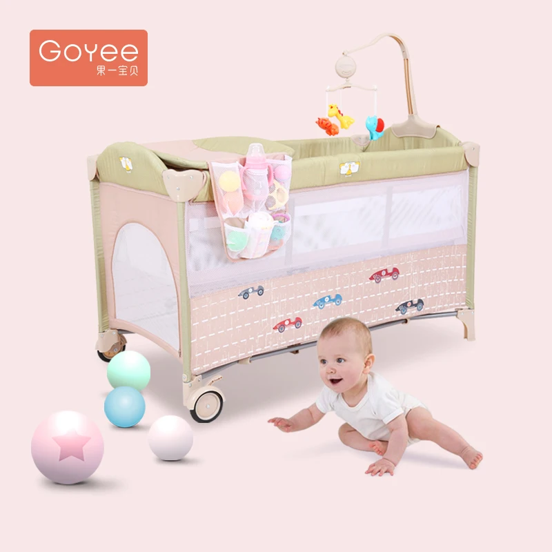 GOYEE кроватка Складная Многофункциональная Европейская портативная игровая