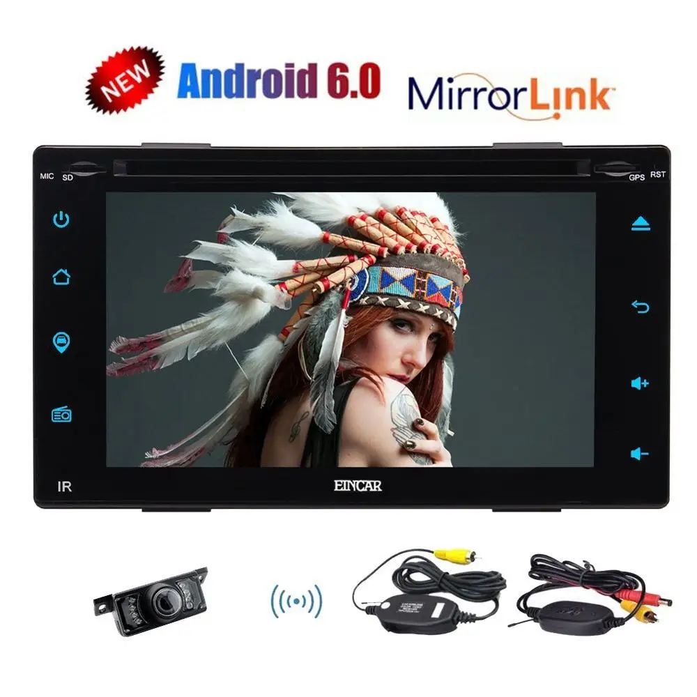 Четырехъядерный двойной din 2 android 6 0 2din радио магнитофон автомобильный DVD gps плеер