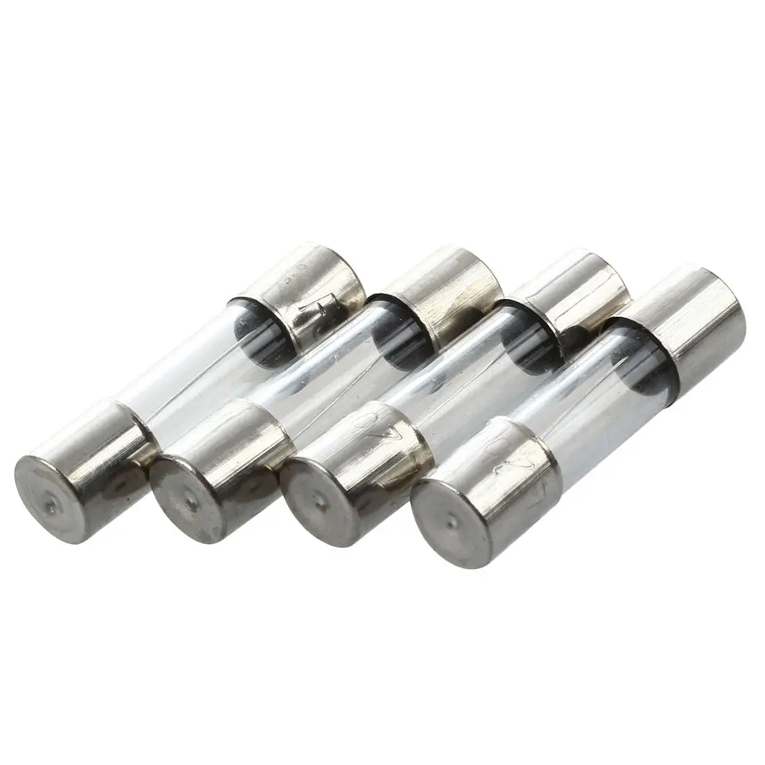 JFBL 100 Pcs 250V 5A Glass Tube Fuses Cartridge 5mmx20mm Fast Blowin Fuses from Home