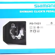 Shimano PD-T421, треккинговые педали SPD для велосипеда, набор w/Cleat SM-SH56 W/отражатель, запчасти для велосипеда