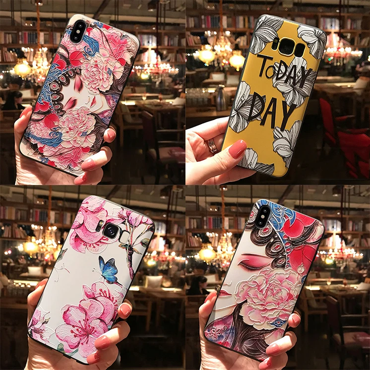 3D с тиснением и изображением ТПУ для Samsung Galaxy M20 M30 M10 J5 2016 S10e J8 J6 J4 плюс 2018 J7 Prime Neo S10 J3