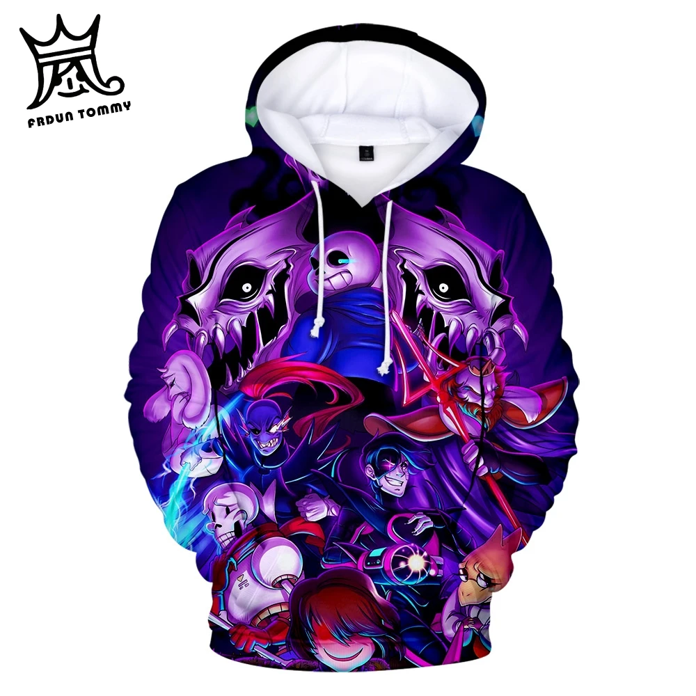 Ceny Frdun tommy Undertale Lambert 3D bluzy z nadrukiem kobiety mężczyźni moda z długim rękawem z kapturem bluza 2019 casualowe w stylu streetwear ubrania
