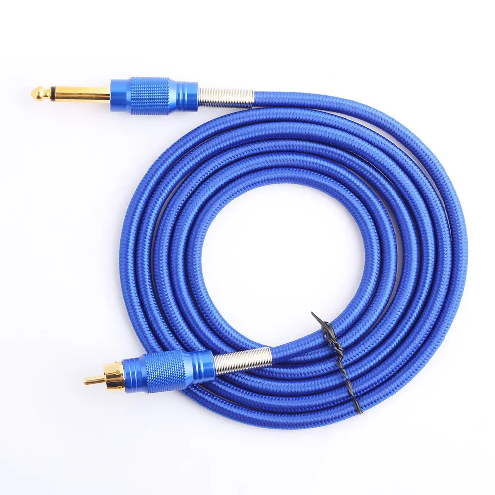 Новое поступление цветной шнур для татуировки RCA черный и оранжевый цвета