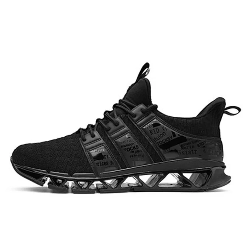 

Blade running shoes men's new men's sports shoes shock absorption mesh breathable running shoes flying ribbon flying woven