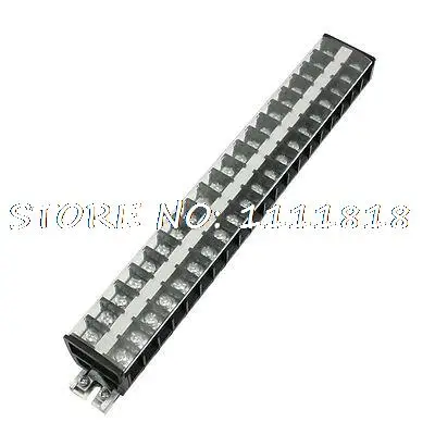

660V 30A 20 Positions Rail Mount Covered Screw Terminal Block DT-3020