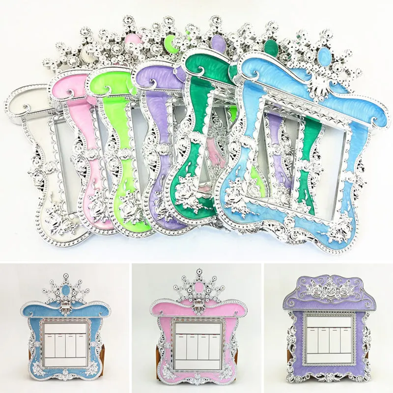 

Hot Creative Crown Shaped Switch Sticker Light Switch Stickers Outlet Decor Ornament for Living Room XH8Z JY11