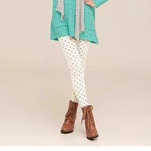 Nice Spring Autumn woMen/Lady’s Leggings Ninth Pants Skinny Ankle-length Leggings Striped Trousers Print Dot Pencil Pants