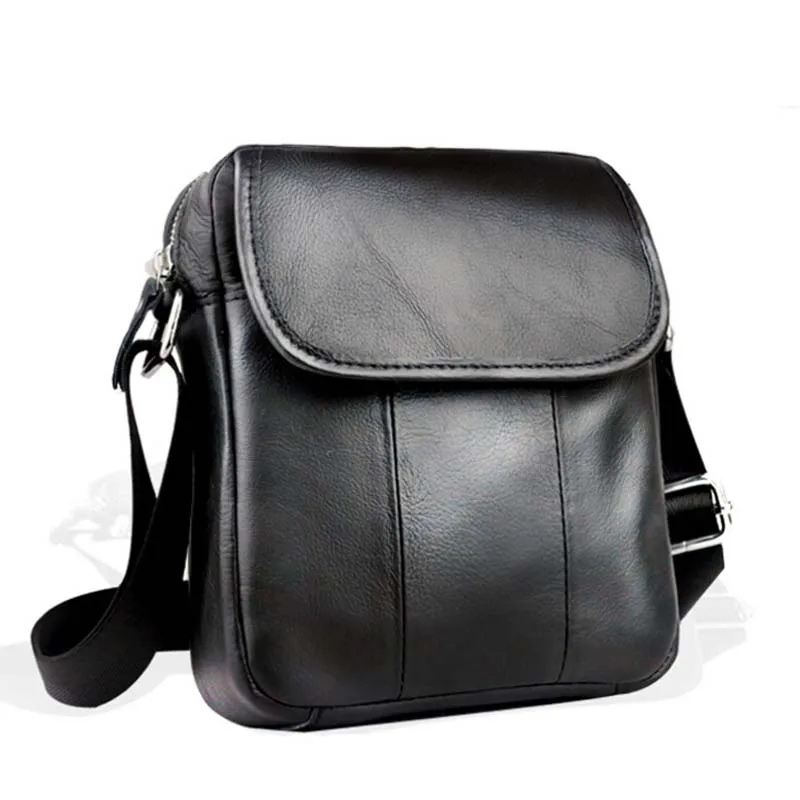 Genuine Leather Male Bags Vintage Men Messenger Bags Casual Men s Cross Body Shoulder Bag Men