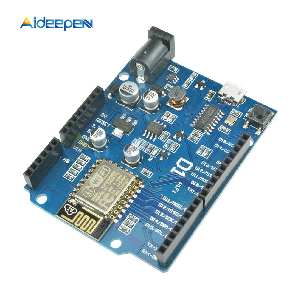 

For WeMos D1 CH340 CH340G OTA Wireless WiFi Development Board ESP8266 ESP-12 ESP-12E Module For Arduino IDE UNO R3 Micro USB ONE