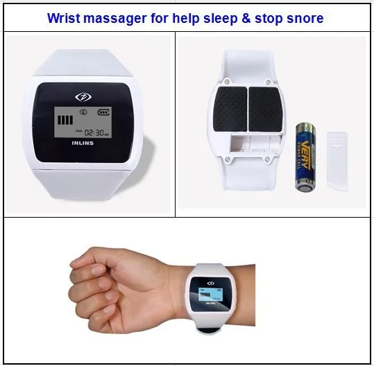 25 PCS/Lot Biofeedback Stop Snore Apnea Smart Anti Snoring Watch with