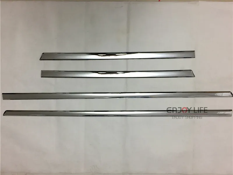 Buy 4pcs ABS Chrome Side Door Body Molding Cover Trim