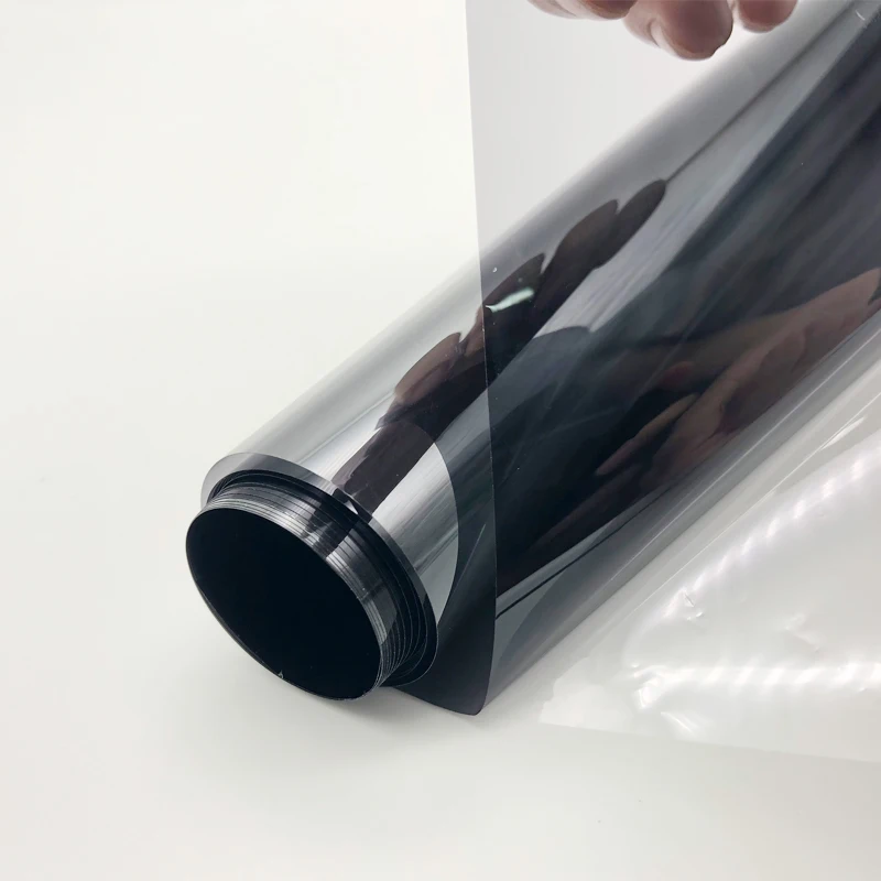 50cmx300cm Black Car Window Tint Film Glass VLT Roll Car Auto House Commercial Building Summer Solar Protection