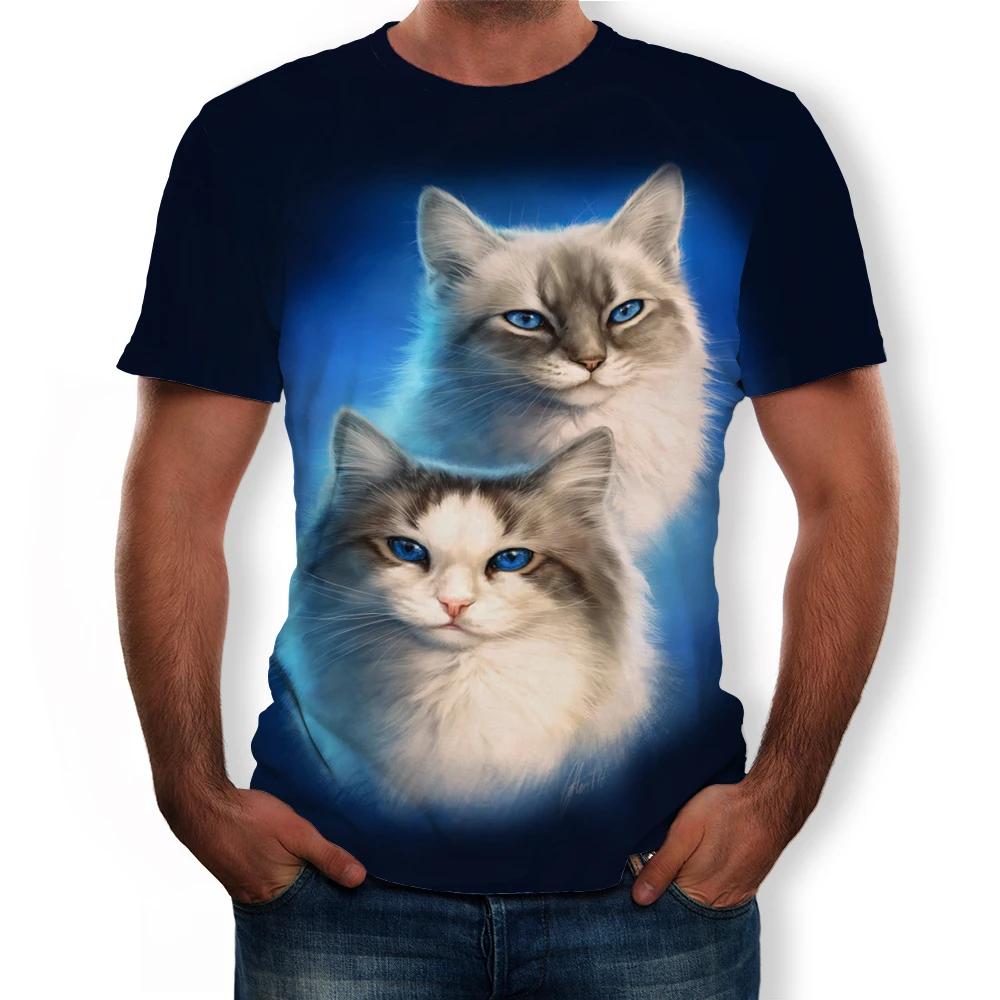 Big Size Newest 3D Print Animal Funny T-Shirt Men Short Sleeve Summer Tops T Shirt Male Plus Size Fashion T-shirt men Clothing