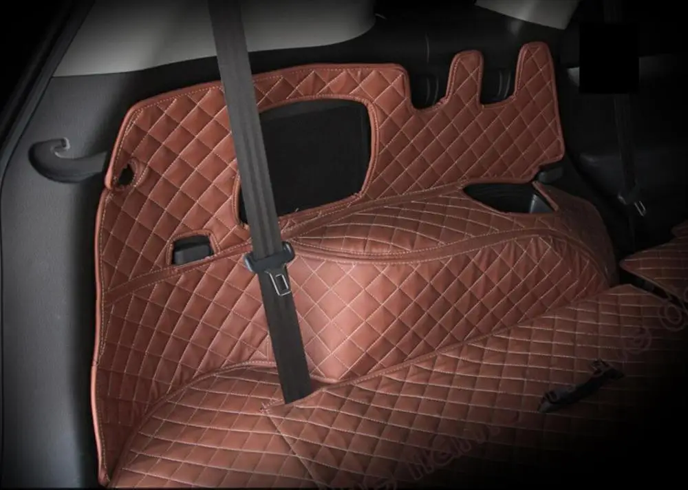 Волоконно Кожаный Автомобильный Коврик для багажника kia sorento 2015 2016 2017 2018 2019 Kia Sorento