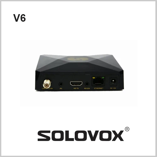2PCS Original V6 S V6 Satellite Receiver MINI TV BOX Support 2 USB WEB TV CCCAM