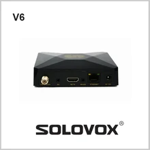 2 PCS D’origine V6-V6 DE Récepteur Satellite MINI TV BOX Soutien 2 USB WEB TV CCCAM/MGCAM YOUPORN Mini boîte Livraison Gratuite