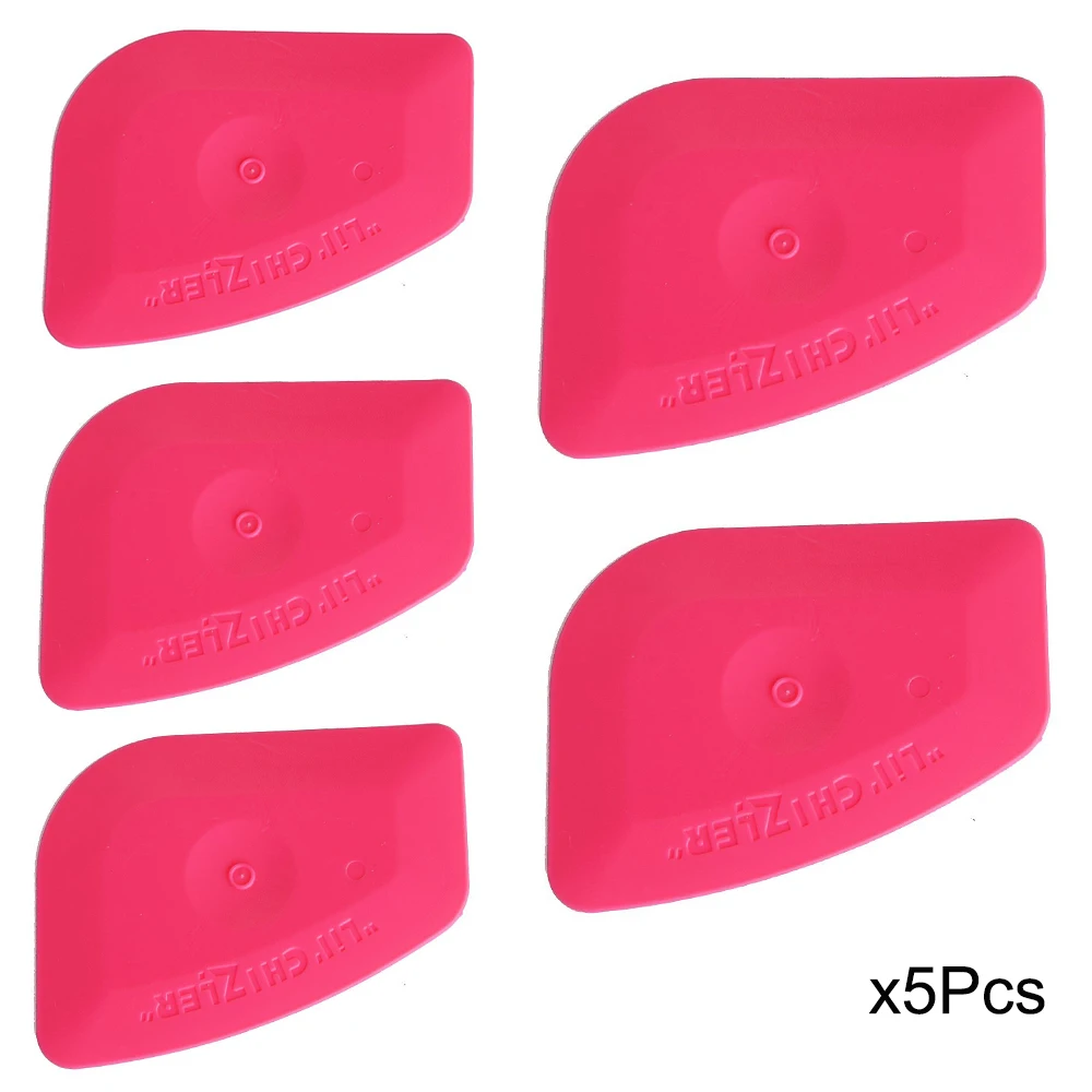 EHDIS 5Pcs Mini Lil Chizler Squeegee Ice Scraper Car Window Tint Film Wrapping Tool Vinyl Wrap