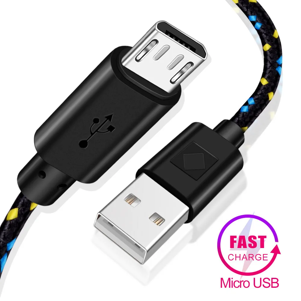

1M 2M 3M 8 Pin usb Data Cable For iphone 6 7 X Fast Charging Cords For Samsung Xiaomi Huawei LG Android Phone Micro USB Charger