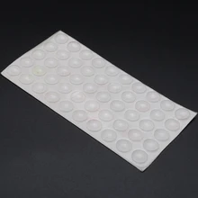 50 шт. мини круглые резиновые накладки для Ног Самоклеющиеся силиконовые мебельные двери закрывающие буфера бампер стоп инструмент Прозрачный Бампер колодки