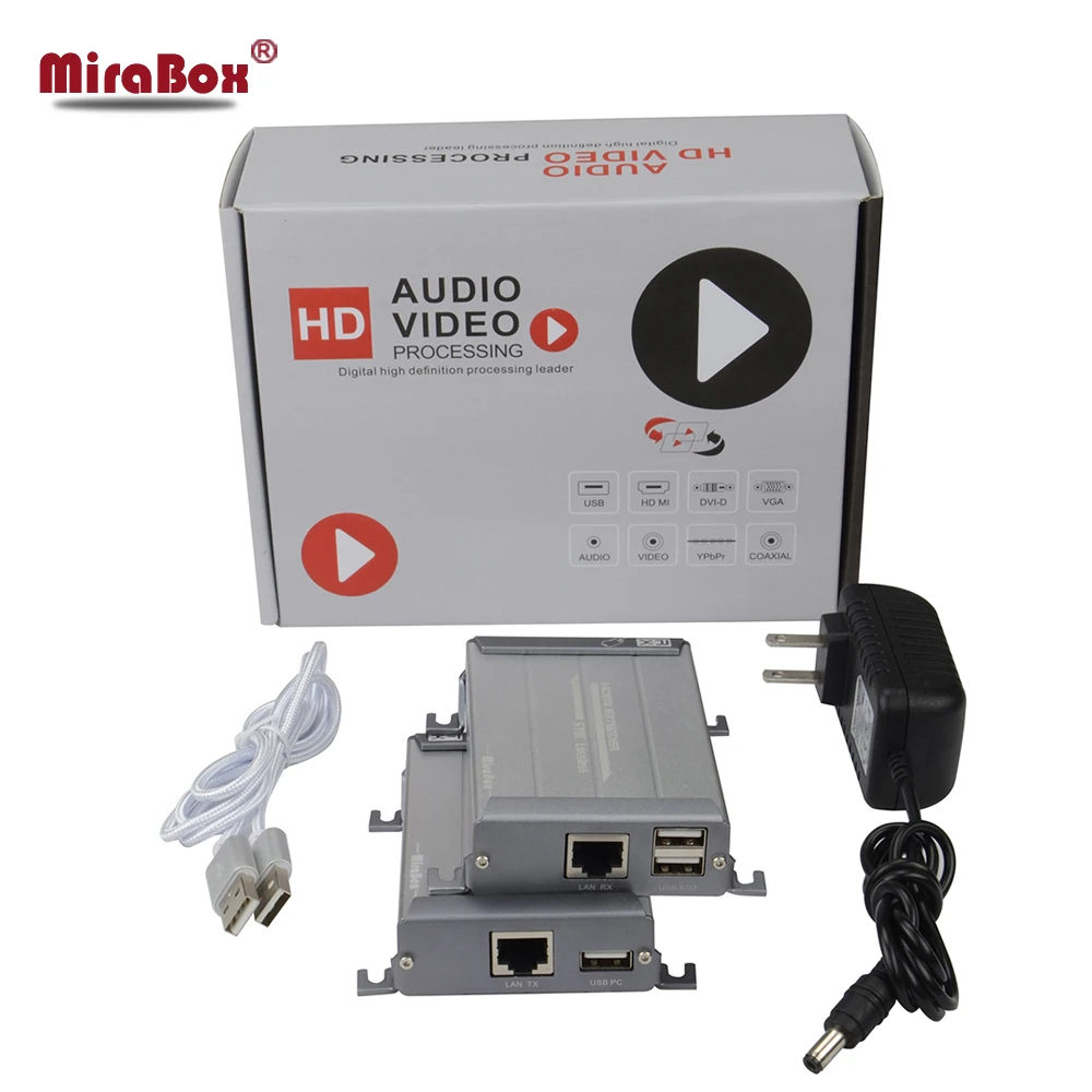 MiraBox KVM HDMI Extender with POE Function Support 1080p
