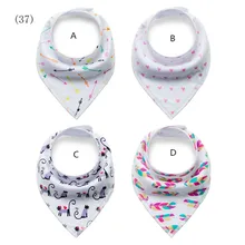 Радужный цвет перо+ Радужное сердце+ стрела+ лесные животные/бандана нагрудники принцесса девушка/4 шт./компл