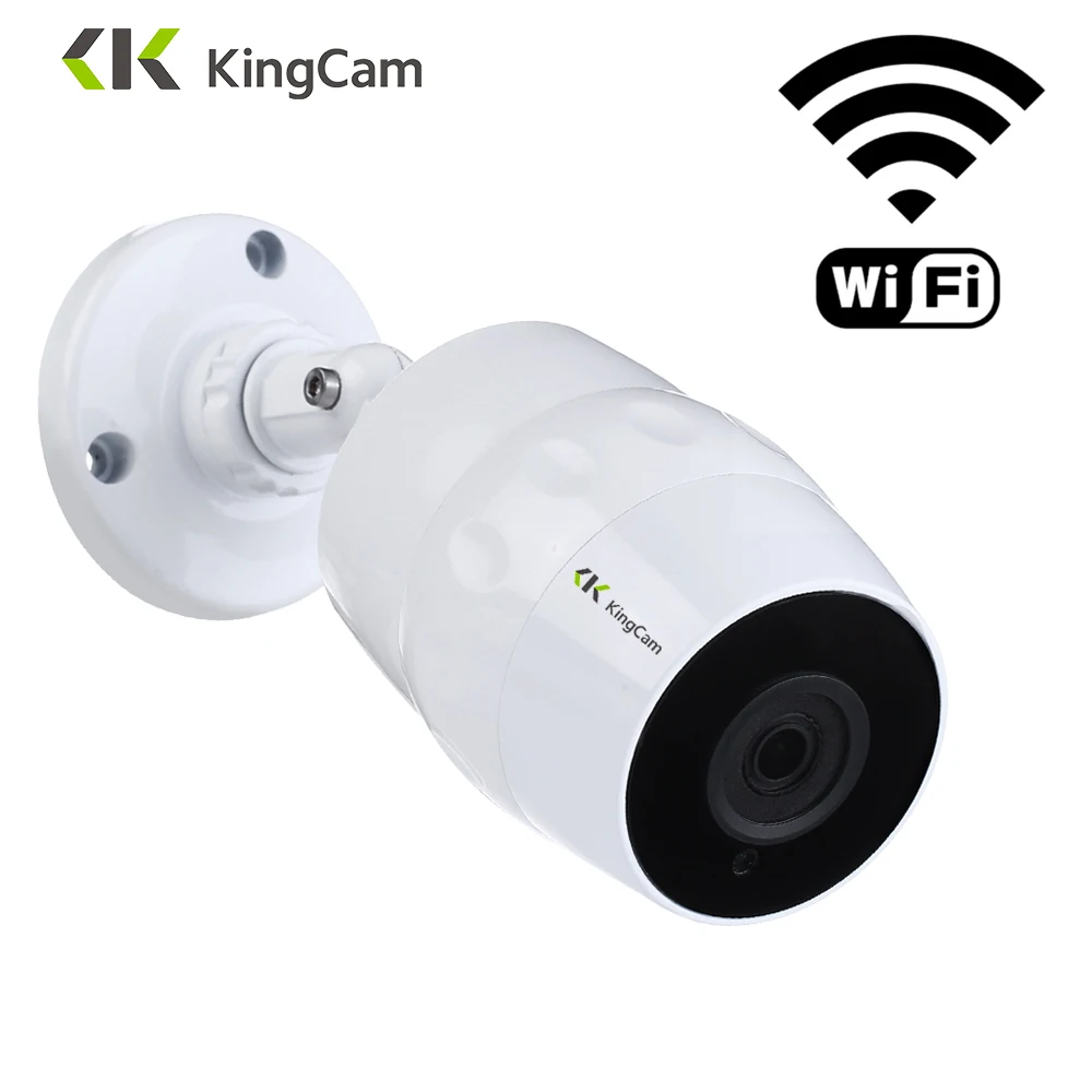 Водонепроницаемая IP-камера KingCam с Wi-Fi 1080P беспроводная цилиндрическая Наружная и