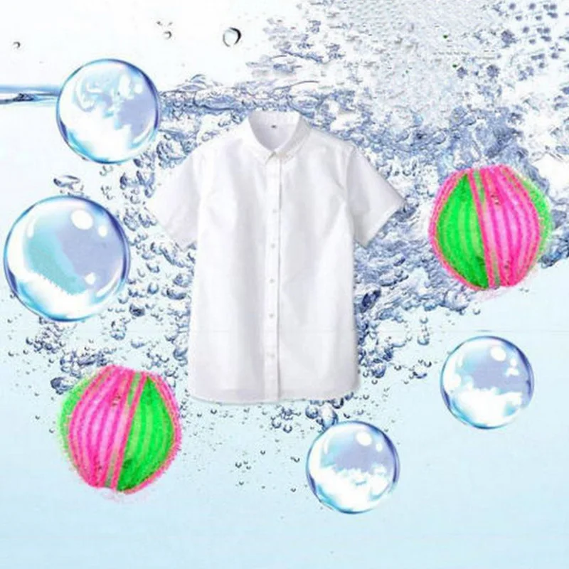 

6pcs Magic Washing Machine Ball Hair Lint Fluff Grabbing Removal Balls Reuseable Eco Laundry Wash Dryer Balls For Clothes